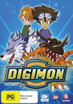 &quot;Digimon: Digital Monsters&quot; - Australian DVD movie cover (thumbnail)