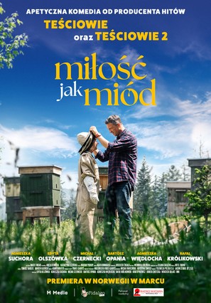 Milosc jak mi&oacute;d - Polish Movie Poster (thumbnail)