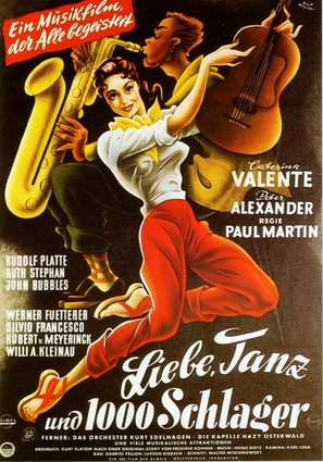 Liebe, Tanz und 1000 Schlager - German Movie Poster (thumbnail)