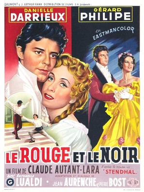 Le rouge et le noir - Belgian Movie Poster (thumbnail)