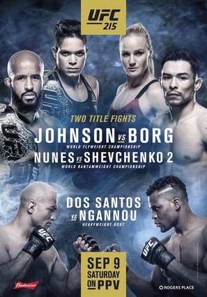 UFC 215: Nunes vs. Shevchenko 2 - Movie Poster (thumbnail)