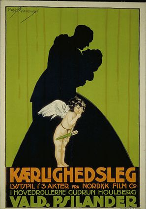 K&aelig;rlighedsleg - Danish Movie Poster (thumbnail)