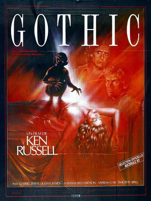 Gothic - French Movie Poster (thumbnail)