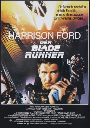 Blade Runner - German Movie Poster (thumbnail)