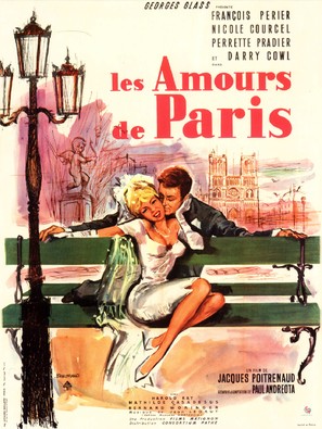 Les amours de Paris - French Movie Poster (thumbnail)