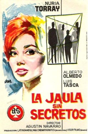 Una jaula no tiene secretos - Spanish Movie Poster (thumbnail)