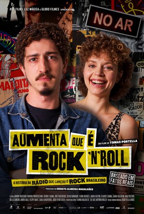 Aumenta que &eacute; Rock&#039;n&#039;Roll - Brazilian Movie Poster (thumbnail)