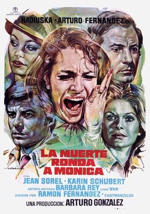 Muerte ronda a M&oacute;nica, La - Spanish Movie Poster (thumbnail)