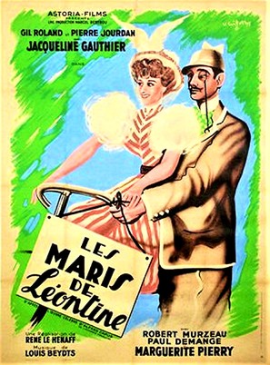 Les maris de L&eacute;ontine - French Movie Poster (thumbnail)