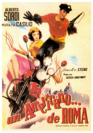 Un americano a Roma - Spanish Movie Poster (thumbnail)