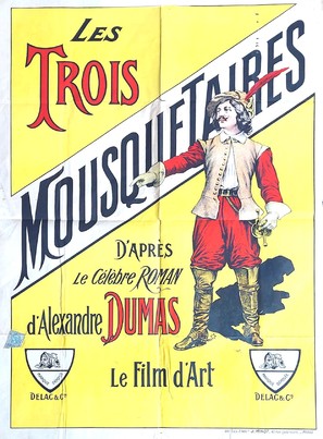 Les trois mousquetaires - French Movie Poster (thumbnail)