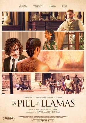 La piel en llamas - Spanish Movie Poster (thumbnail)