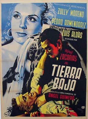 Tierra baja - Mexican Movie Poster (thumbnail)