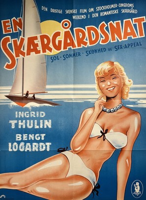 En sk&auml;rg&aring;rdsnatt - Danish Movie Poster (thumbnail)