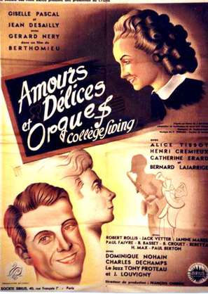 Amours, d&eacute;lices et orgues - French Movie Poster (thumbnail)