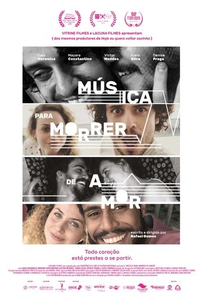 M&uacute;sica para Morrer de Amor - Brazilian Movie Poster (thumbnail)