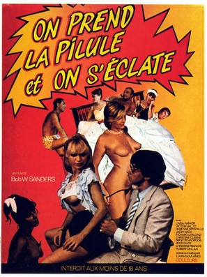 On prend la pilule et on s&#039;&eacute;clate - French Movie Poster (thumbnail)