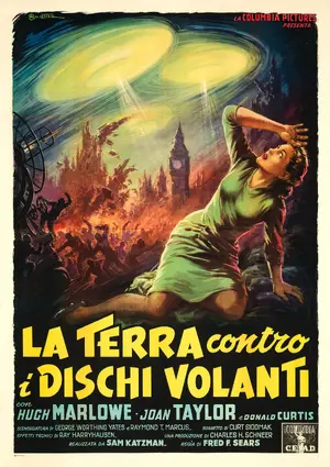 Earth vs. the Flying Saucers Poster