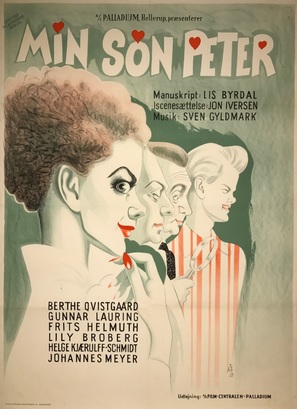 Min s&oslash;n Peter - Danish Movie Poster (thumbnail)