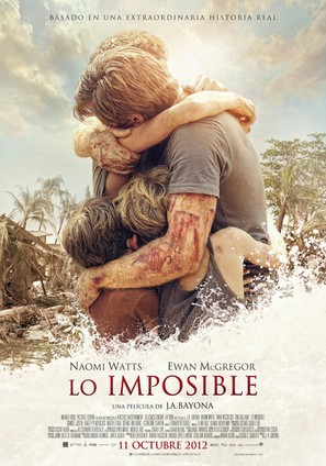 Lo imposible - Spanish Movie Poster (thumbnail)