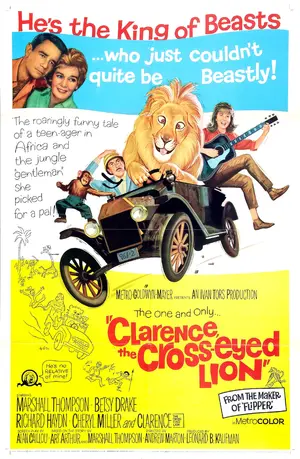 Clarence, the Cross-Eyed Lion - Theatrical movie poster (thumbnail)