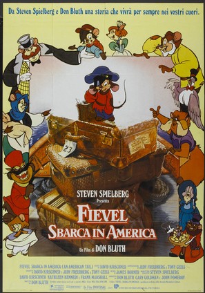 An American Tail - Italian Movie Poster (thumbnail)