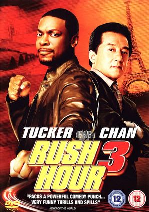 Rush Hour 3 - British DVD movie cover (thumbnail)