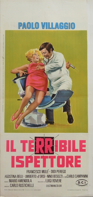 Il terribile ispettore - Italian Movie Poster (thumbnail)