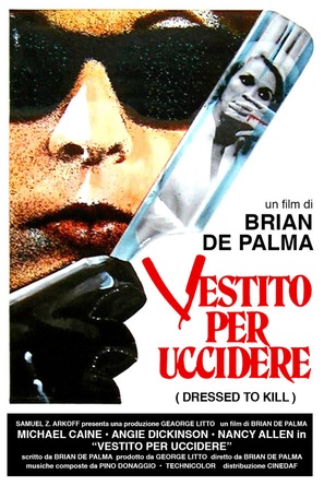 Dressed to Kill - Italian Movie Poster (thumbnail)