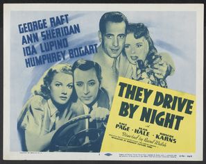 They Drive by Night - Re-release movie poster (thumbnail)