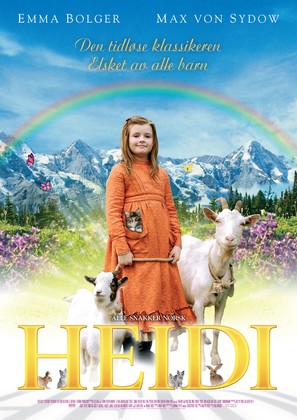 Heidi - Norwegian Movie Poster (thumbnail)