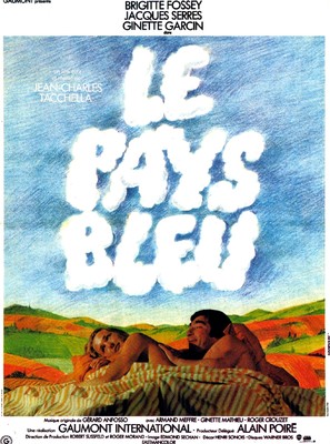 Le pays bleu - French Movie Poster (thumbnail)