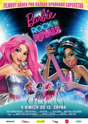 Barbie in Rock &#039;N Royals - Czech Movie Poster (thumbnail)