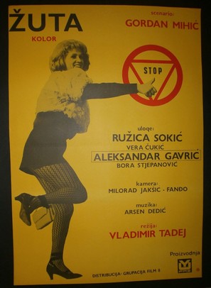 Zuta - Yugoslav Movie Poster (thumbnail)