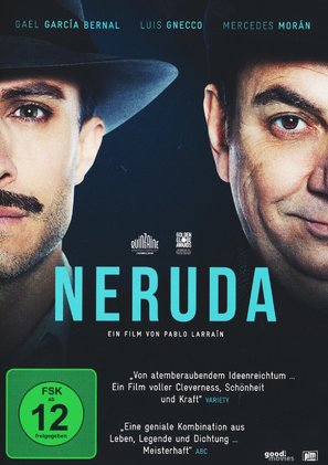 Neruda - German DVD movie cover (thumbnail)