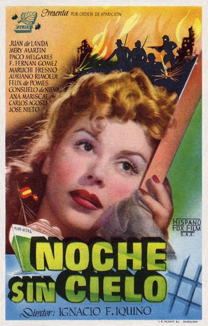 Noche sin cielo - Spanish Movie Poster (thumbnail)