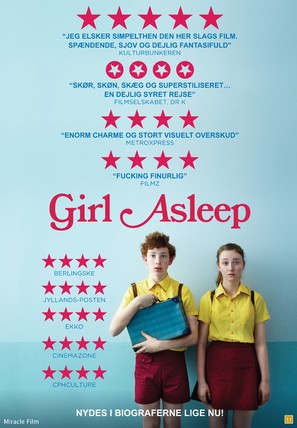 Girl Asleep - Danish Movie Poster (thumbnail)