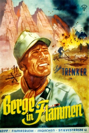 Berge in Flammen - German Movie Poster (thumbnail)