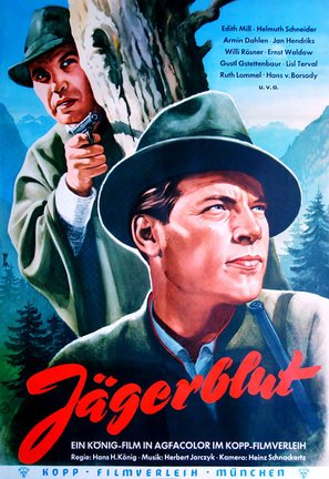 J&auml;gerblut - German Movie Poster (thumbnail)