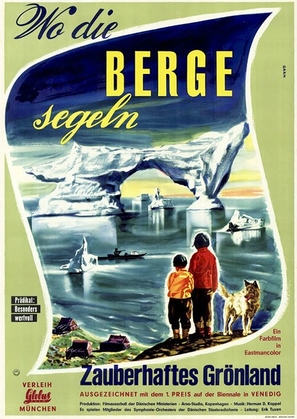 Hvor bjergene sejler - German Movie Poster (thumbnail)