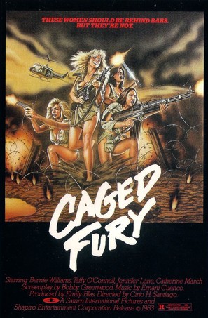 Caged Fury - Philippine Movie Poster (thumbnail)
