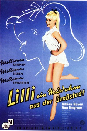 Lilli - ein M&auml;dchen aus der Gro&szlig;stadt - German Movie Poster (thumbnail)