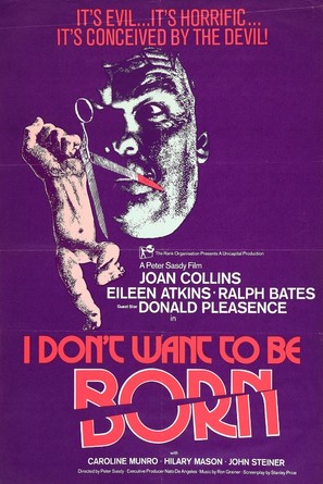 I Don&#039;t Want to Be Born - Movie Poster (thumbnail)