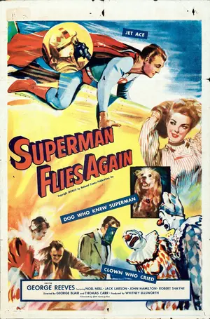 Superman Flies Again Poster