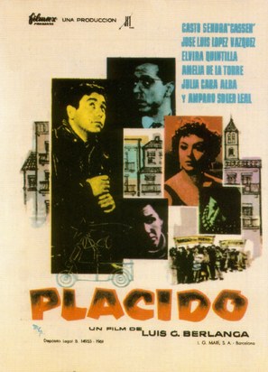 Pl&aacute;cido - Spanish Movie Poster (thumbnail)
