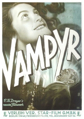 Vampyr - Der Traum des Allan Grey - German Movie Poster (thumbnail)