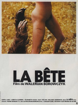 La b&ecirc;te - French Movie Poster (thumbnail)