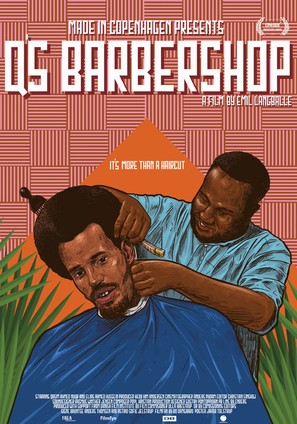 Q&#039;s Barbershop - Danish Movie Poster (thumbnail)