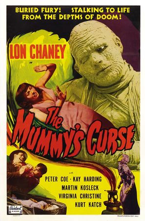 The Mummy&#039;s Curse - Re-release movie poster (thumbnail)