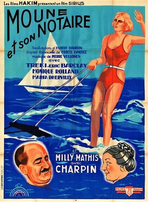 Moune et son notaire - French Movie Poster (thumbnail)